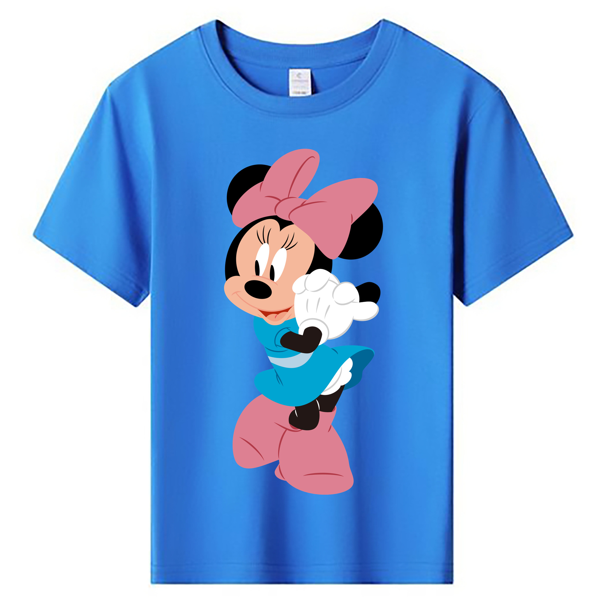 ミッキーマウス Mickey Mouse 綿100％キッズTシャツ（フロントプリント）